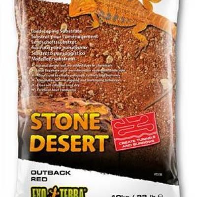 Exo Terra - Substrat Stone Desert Red - 10 kg