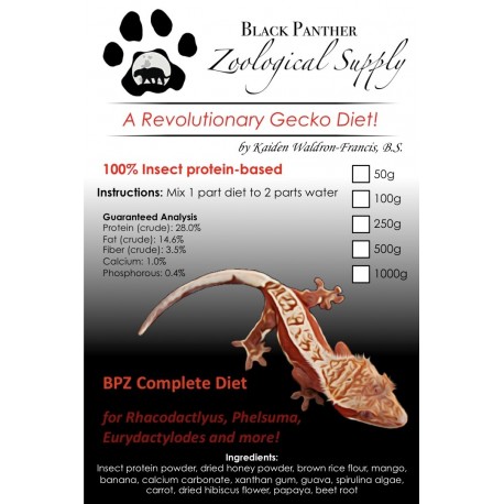 Black panther zoological gecko diet
