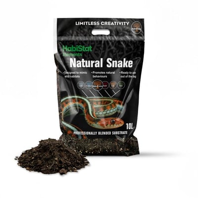 Habistat natural snake bedding 10 l substrat pour serpents