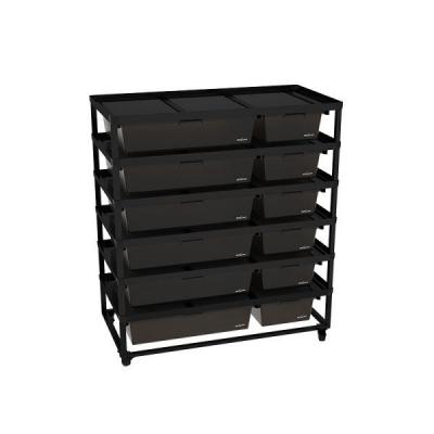 Rack Systeme 12 places (6 adultes / 6 juvénilles) Reptizoo
