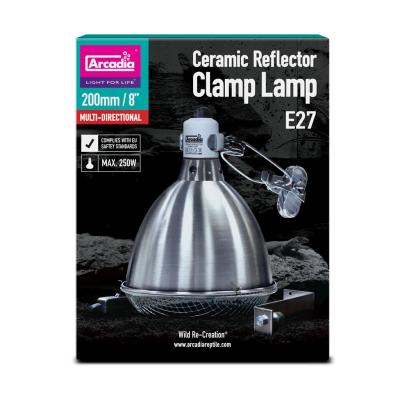 Arcadia Reflector Clamp Lamp with Ceramic Holder 20 cm (E27/ maxi 250 watt)