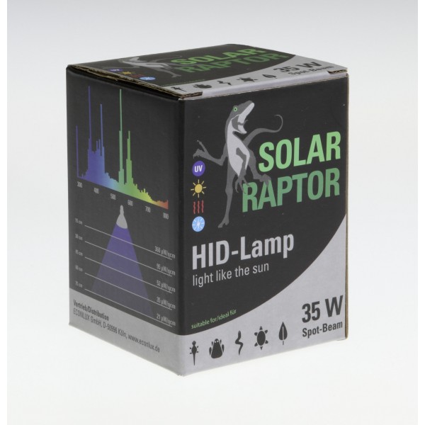 Solar raptor hid 35w spot