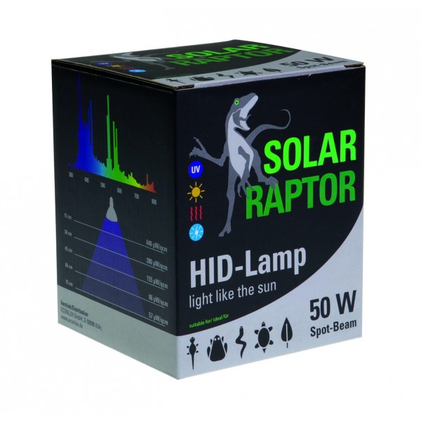 Solar raptor hid 50w spot